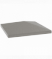 Outsunny 3 x 3(m) Gazebo Canopy Replacement Cover, UPF30+, Grey