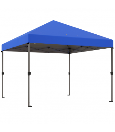 Outsunny 3 x 3(m) Pop Up Gazebo, Instant Shelter with 1-Button Push, Blue