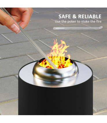 Premium Smokeless Outdoor Fire Pit - Stylish Design & Durability
