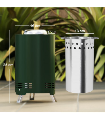 Premium Smokeless Outdoor Fire Pit - Stylish Design & Durability