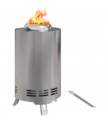 Premium Smokeless Outdoor Fire Pit - Stylish Design & Durability