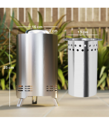 Premium Smokeless Outdoor Fire Pit - Stylish Design & Durability