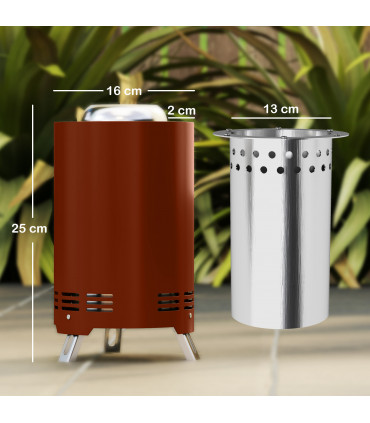 Premium Smokeless Outdoor Fire Pit - Stylish Design & Durability