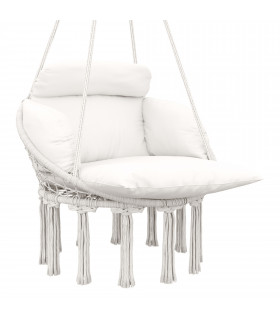 Stylish Hanging Chair with Cushion - Comfort for Indoor & Outdoor Relaxation