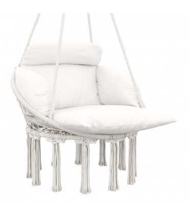Stylish Hanging Chair with Cushion - Comfort for Indoor & Outdoor Relaxation