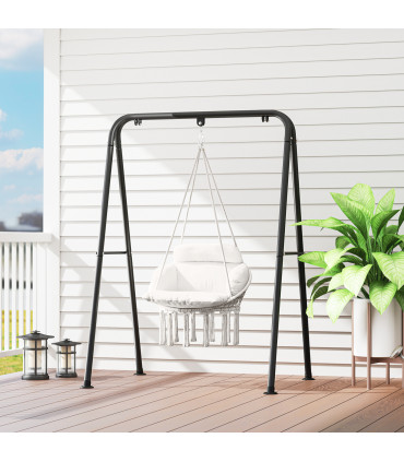 Stylish Hanging Chair with Cushion - Comfort for Indoor & Outdoor Relaxation