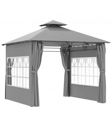 Premium Black Outdoor Canopy - UV Protection & Spacious Design