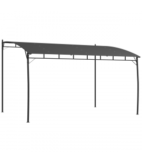 Outsunny 3 x 4m Metal Pergola, Outdoor Gazebo UV-Resistant Sun Shade Shelter