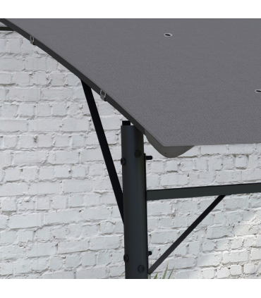 Outsunny 3 x 4m Metal Pergola, Outdoor Gazebo UV-Resistant Sun Shade Shelter