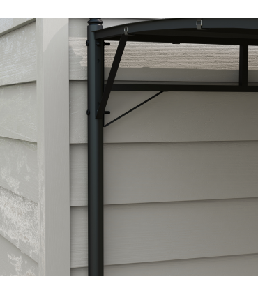 Outsunny 3 x 4m Metal Pergola, Outdoor Gazebo UV-Resistant Sun Shade Shelter