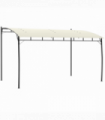 Outsunny 3 x 4m Metal Pergola, Outdoor Gazebo UV-Resistant, Cream White