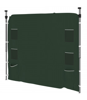 Beige Sidewall Panel for 3x3m Gazebo - Durable Oxford Fabric with Storage