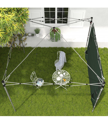 Beige Sidewall Panel for 3x3m Gazebo - Durable Oxford Fabric with Storage