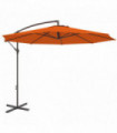 Outsunny 3m Cantilever Umbrella - UV Resistant Outdoor Sun Shade for Patios