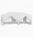 Outsunny 3 x 6m Pop Up Gazebo Height Adjustable Party Tent w/ Storage Bag Black