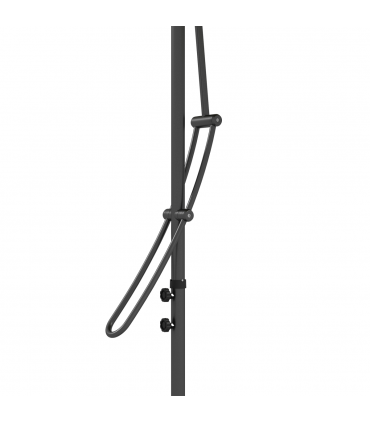 Outsunny 3(m) Cantilever Garden Parasol Umbrella W/ Solar LED and Cover, Grey