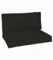 Premium Black Cushion Set - Comfort & Durability for Relaxing Seating
