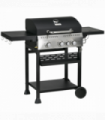 Outsunny 3+1 Burner Propane Gas Barbecue Grill with Thermometer, Bottle Opener