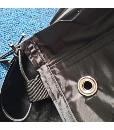 Outsunny 3-4 Persons Tunnel Tent, Two Room Camping Tent w/ Windows, Black