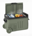 Outsunny 33L Camping Fridge Freezer Dual Zone Car Fridge, DC & AC, -20-20℃