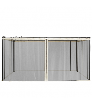 Outsunny 352 x 207cm Universal Replacement Gazebo Mesh Netting Screen Walls