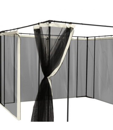 Outsunny 352 x 207cm Universal Replacement Gazebo Mesh Netting Screen Walls