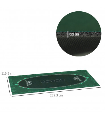 Outsunny 3ft Folding Camping Table with 2 Adjustable Height, White