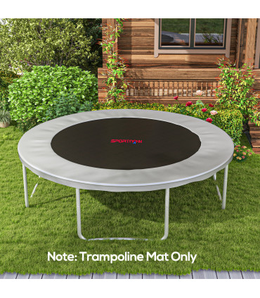 SPORTNOW Trampoline Mat with 72 V-Hooks, for 12ft Trampoline, Orange