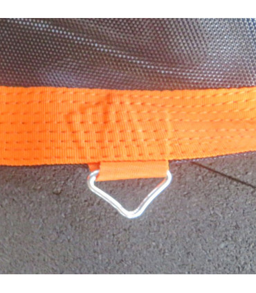 SPORTNOW Trampoline Mat with 72 V-Hooks, for 12ft Trampoline, Orange