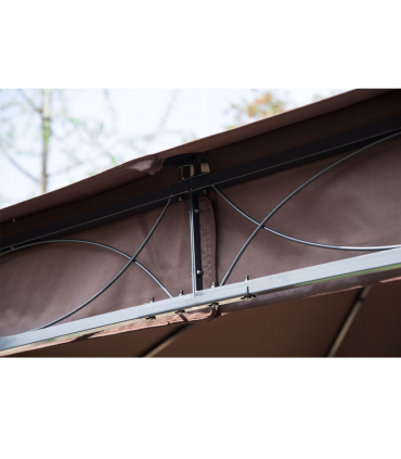 Outsunny 3m x 3m Garden Metal Gazebo Marquee Party Tent Canopy Shelter Pavilion