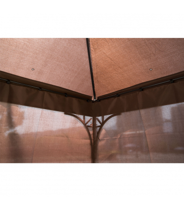 Outsunny 3m x 3m Garden Metal Gazebo Marquee Party Tent Canopy Shelter Pavilion