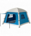 Outsunny Inflatable Camping Tent, 2 Man Tent, Light Blue