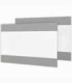 Outsunny 3x2m Side Panels with Large Window, for 3(m) Long Pergola, Grey