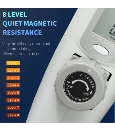 Compact Magnetic Resistance Exercise Bike - Enhance Strength & Fitness