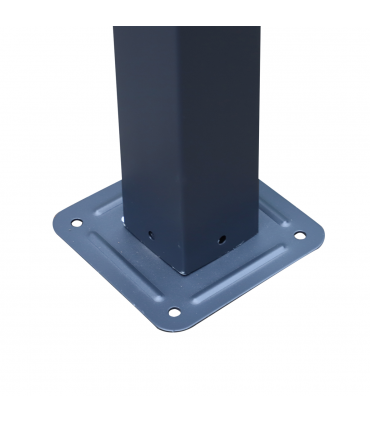 Outsunny 3x3 m Metal Pergola, 300Lx300Wx230H cm-Black