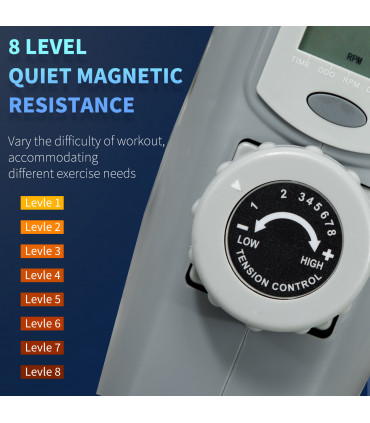 Compact Magnetic Resistance Exercise Bike - Enhance Strength & Fitness