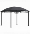 Outsunny 3x3(m) Outdoor Patio Gazebo Pavilion Canopy Tent Steel Frame Grey