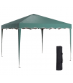 Outsunny 3x3(m) Pop Up Gazebo Marquee Tent for Garden w/ Carry Bag Green