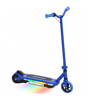 AIYAPLAY Electric Scooter for Ages 6-14, with Colourful Light, Blue