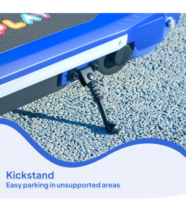 AIYAPLAY Electric Scooter for Ages 6-14, with Colourful Light, Blue