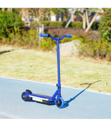 AIYAPLAY Electric Scooter for Ages 6-14, with Colourful Light, Blue