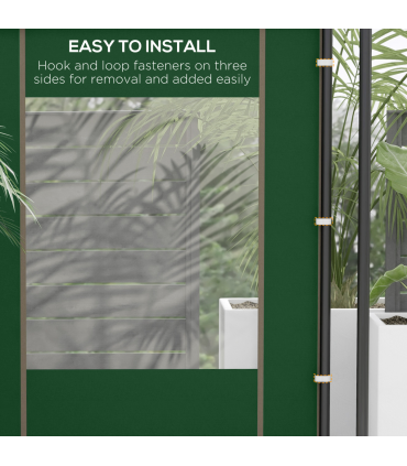 Outsunny 3x3(m) or 3x6m Pop Up Gazebo Side Panels with Windows, Green