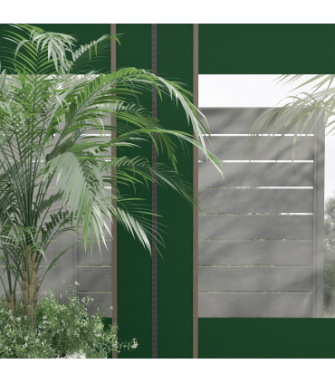 Outsunny 3x3(m) or 3x6m Pop Up Gazebo Side Panels with Windows, Green