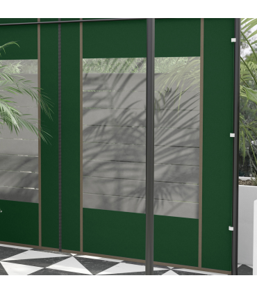 Outsunny 3x3(m) or 3x6m Pop Up Gazebo Side Panels with Windows, Green