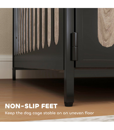 PawHut Dog Crate Furniture with Anti-Chew Resistant Mesh for XL Dogs