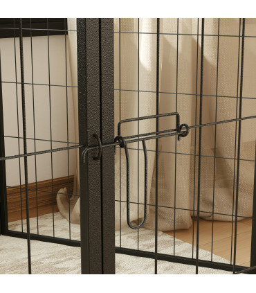 Durable Six-Panel Portable Pet Enclosure - Versatile Indoor/Outdoor Use