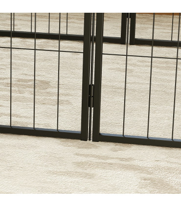 Durable Six-Panel Portable Pet Enclosure - Versatile Indoor/Outdoor Use