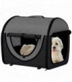 PawHut Folding Fabric Soft Pet Crate Dog Cat Travel Carrier Cage