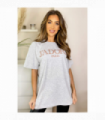 Ladies Oversized J' Adore Paris Short Sleeves T Shirt Top