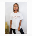 Ladies Oversized J' Adore Paris Short Sleeves T Shirt Top